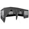 vidaXL Tenda de Festa Antracite e Branco 600 x 400 x 266 cm