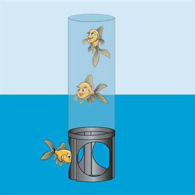 Ubbink Torre para peixes 100 cm acrílico