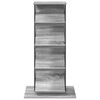 vidaXL Estante de Revistas Cinza Sonoma 68 x 40 x 123.5 cm