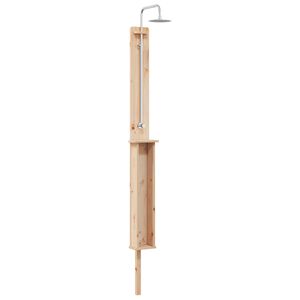 vidaXL Chuveiro Externo 246 cm Natural