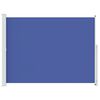 vidaXL Toldo lateral retr&aacute;til para p&aacute;tio 220x300 cm azul