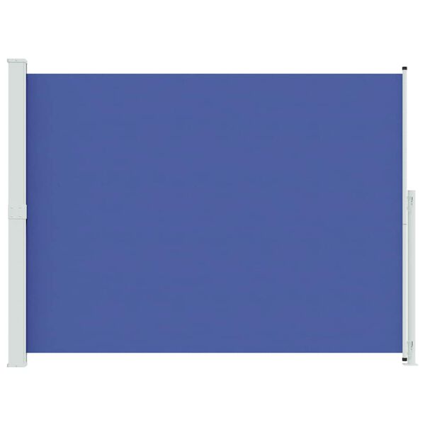vidaXL Toldo lateral retr&aacute;til para p&aacute;tio 220x300 cm azul