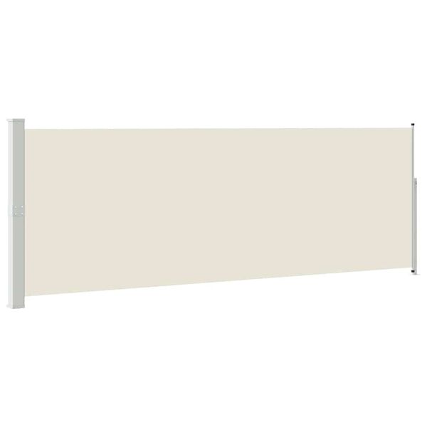 vidaXL Toldo lateral retr&aacute;til 160 x 500 cm cor creme