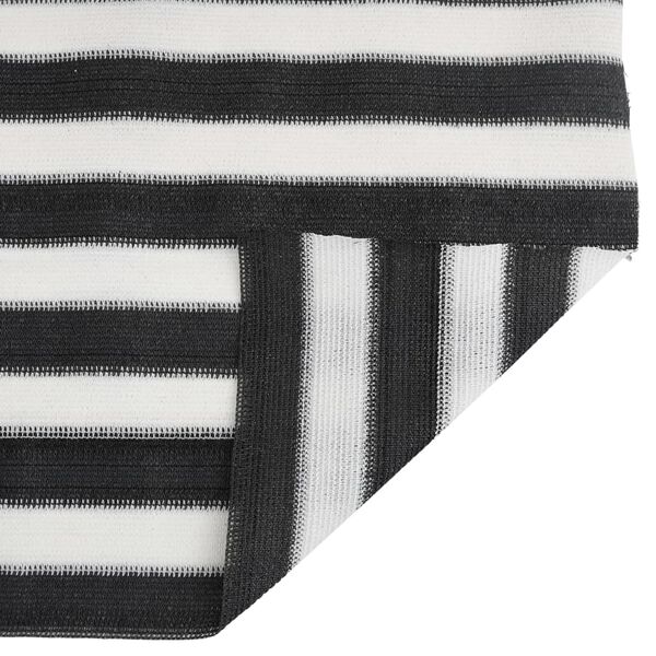 vidaXL Rede de privacidade PEAD 75 g/m&sup2; 1x50 m antracite e branco