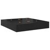 vidaXL Estrado de cama com arruma&ccedil;&atilde;o com gaveta Carvalho Preto 200 cm