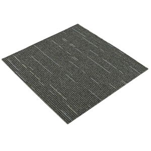vidaXL Azulejo de Carpete Listrado Verde Claro 50 x 50 cm 36 unid.