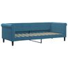 vidaXL Sof&aacute;-cama com gavet&atilde;o 80x200 cm veludo azul