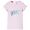 T-shirt para crian&ccedil;a cor lil&aacute;s 128
