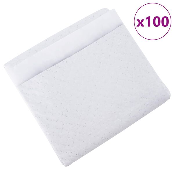 vidaXL Pad de Treinamento para Pets Liso 100 pcs 60 x 45 cm