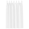 vidaXL Cortinas Blackout com Argolas 2 pcs Branco Puro 175 x 140 cm