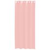vidaXL Cortinas de voile com ilhós 2 pcs rosa 140x225 cm
