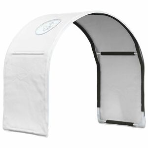 vidaXL T&uacute;nel de Cama para Cama Loft Infantil 2 unid. Branco Poli&eacute;ster