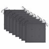 vidaXL Cadeiras de exterior dobr&aacute;veis c/ almofad&otilde;es 8pcs ac&aacute;cia maci&ccedil;a