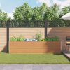 vidaXL Canteiro de jardim elevado 290 x 50 x 68 cm A&ccedil;o Galvanizado