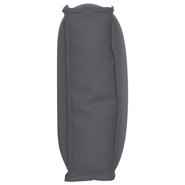 vidaXL Almofada de palete para encosto Antracite 60 x 40 x 12 cm