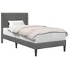 vidaXL Estrutura da Cama Cinzento-Escuro 100 x 190 cm Veludo