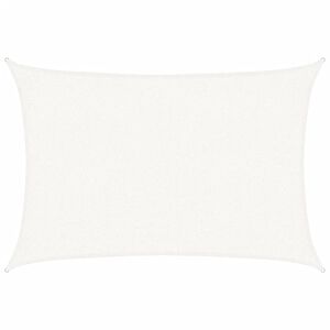 vidaXL Para-sol estilo vela 160 g/m&sup2; 2x2,5 m PEAD branco