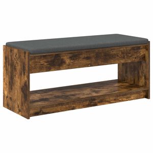 vidaXL Banco de Hall Carvalho Fumado 103 x 38 x 45 cm