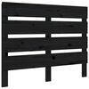 vidaXL Cabeceira de cama 100x3x80 cm pinho maci&ccedil;o preto