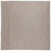 vidaXL Tapete para uso interno e externo PALMERAS Bege 200 x 200 cm