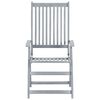 vidaXL Cadeiras jardim reclin&aacute;veis c/ almofad&otilde;es 6 pcs ac&aacute;cia maci&ccedil;a