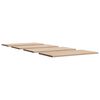 vidaXL Tampos de mesa retangulares 4 pcs 100x50x1,7 cm pinho maci&ccedil;o
