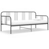 vidaXL Sof&aacute;-cama 90x200 cm metal cinzento