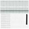 vidaXL Cerca com Poste Verde 1 x 100 m A&ccedil;o e PVC