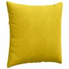 vidaXL Travesseiros de Sof&aacute; 2 pcs Amarelo 80 x 80 cm