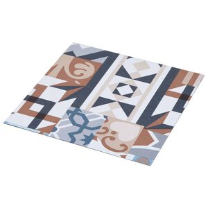 vidaXL Pranchas de Piso Autoadesivo Padr&atilde;o Mono 30,5 x 30,5 cm