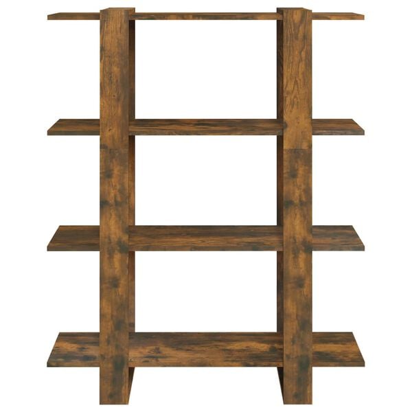 vidaXL Estante/divis&oacute;ria 100x30x123,5 cm cor carvalho fumado