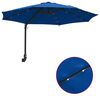 vidaXL Guarda-sol de Jardim Manual Azul Azur 248 x 248 x 148 cm