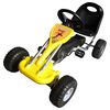 vidaXL Kart a pedais amarelo