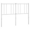 vidaXL Cabeceira de substitui&ccedil;&atilde;o 135 cm metal branco