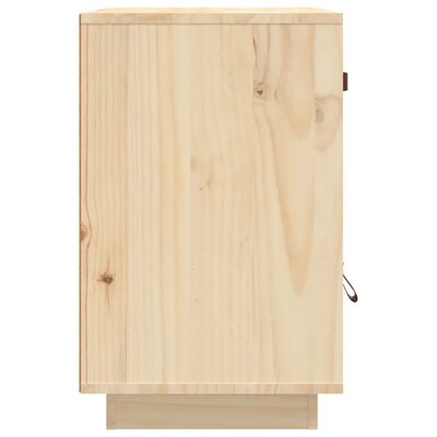 vidaXL Mesa de cabeceira 40x34x55 cm madeira de pinho maciça