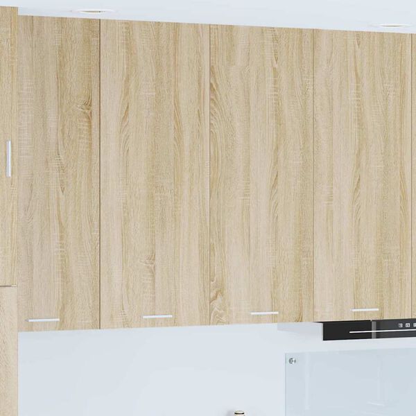 vidaXL Arm&aacute;rio suspenso com porta Carvalho Sonoma 80 x 31 x 100 cm