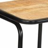 vidaXL Bancos de bar 4 pcs Madeira Maci&ccedil;a de Mangueira R&uacute;stica
