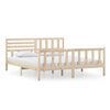 vidaXL Estrutura de cama 180x200 cm super king madeira maci&ccedil;a