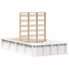 vidaXL Estrutura da Cama Branco 75 x 190 cm Madeira de Pinheiro S&oacute;lida