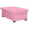 vidaXL Sof&aacute;-cama retr&aacute;til Rosa 194 x 50 x 82 cm tecido