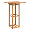 vidaXL Mesa de bistr&ocirc; 75x75x110 cm madeira de ac&aacute;cia maci&ccedil;a