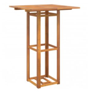 vidaXL Mesa de bistr&ocirc; 75x75x110 cm madeira de ac&aacute;cia maci&ccedil;a