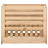 vidaXL Caixa para batatas 60x40x50 cm pinho maciço