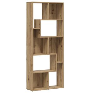 vidaXL Estante Artisan Carvalho 67x24x161 cm Madeira Engenheirada