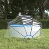 vidaXL Cúpula de piscina redonda 315x158 cm PVC