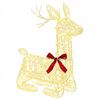 vidaXL Rena de Natal 3D LOVIISA 140 LED Branco quente 55 x 22 x 63 cm