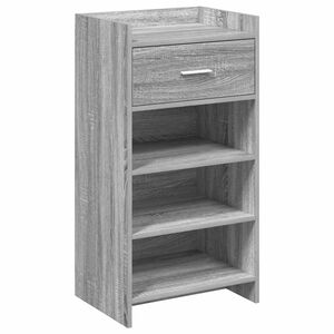 vidaXL Arm&aacute;rio de Sapatos com gaveta Sonoma cinzento 48 x 36 x 92 cm