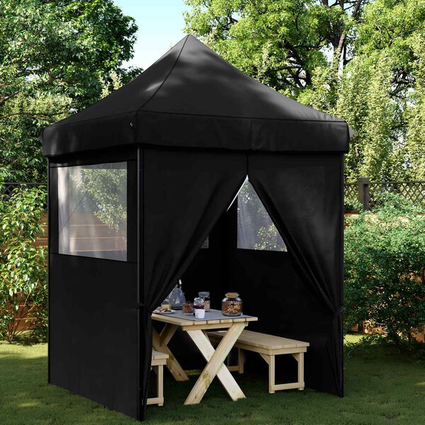 vidaXL Tenda de Festa Preto 200 x 200 x 306 cm Tecido Oxford
