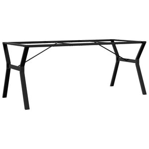 vidaXL Pernas para mesa de jantar estrutura em Y a&ccedil;o