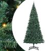 vidaXL &Aacute;rvore de Natal Artificial Pr&eacute;-iluminada com Conjunto de Bolas